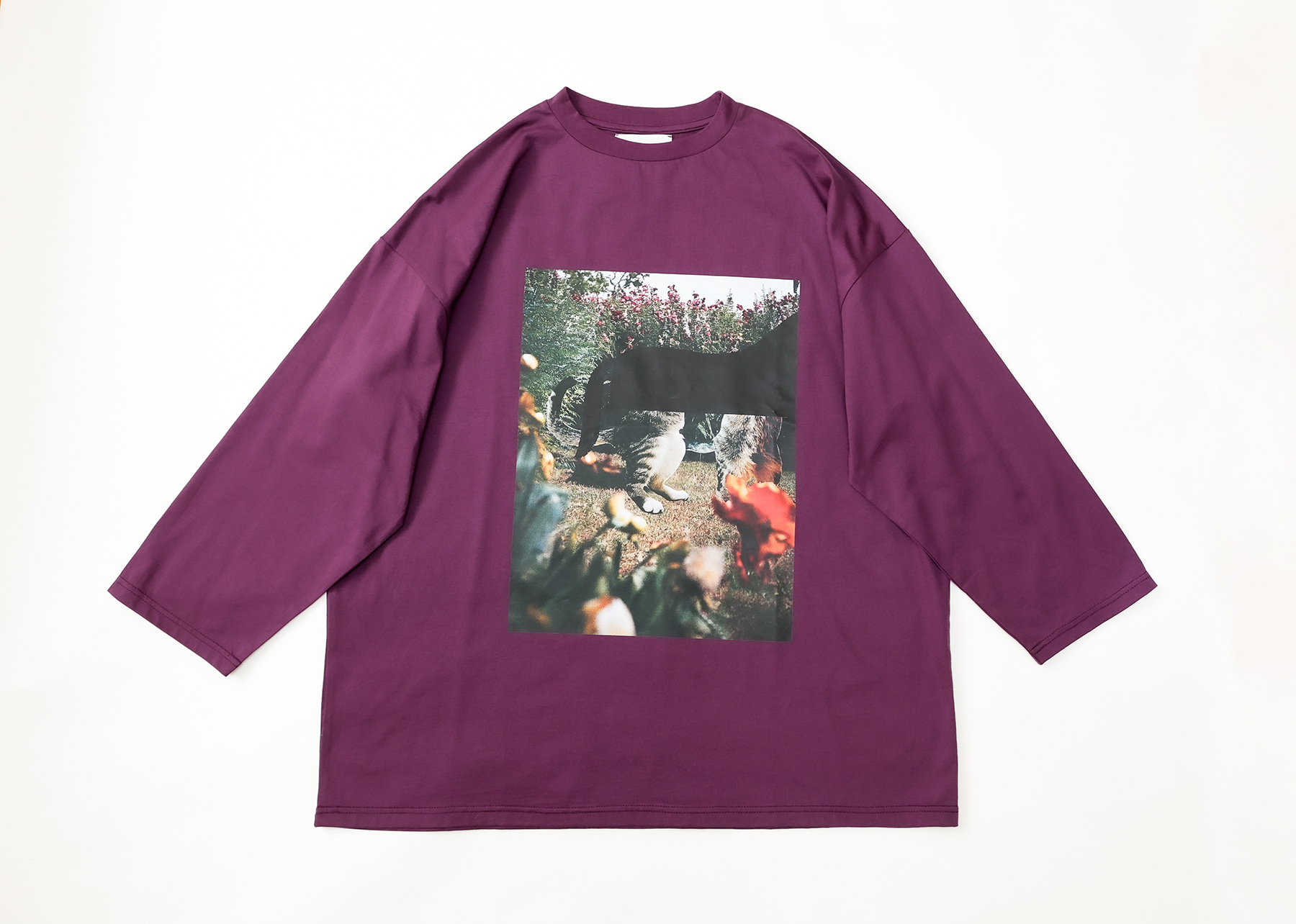 【michirico】MR26AW-07 The Cats' Move BigT/adult/バイオレット