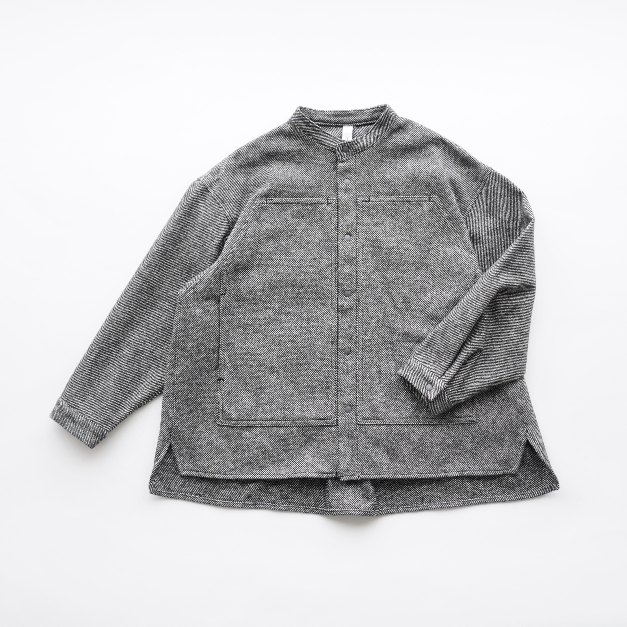 【MOUNTEN.】MS44-2022 cotton tweed pocket shirt/おとな