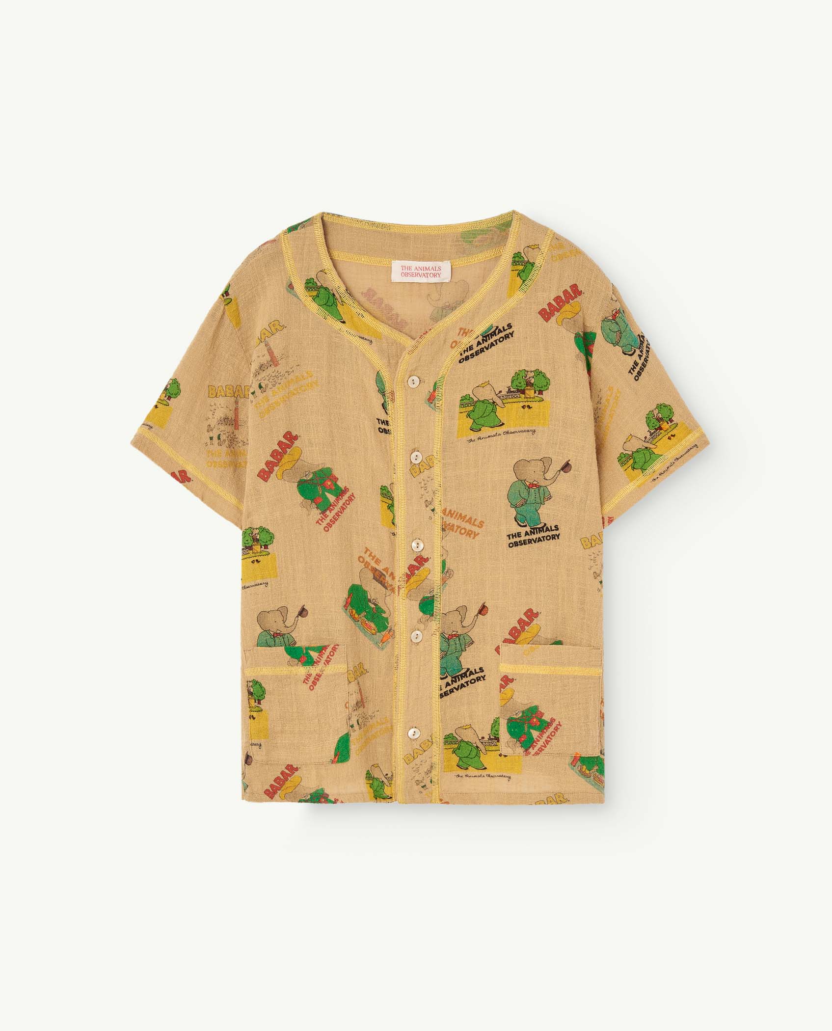 【THE ANIMALS OBSERVATORY】Babar collection WOVEN TOPS