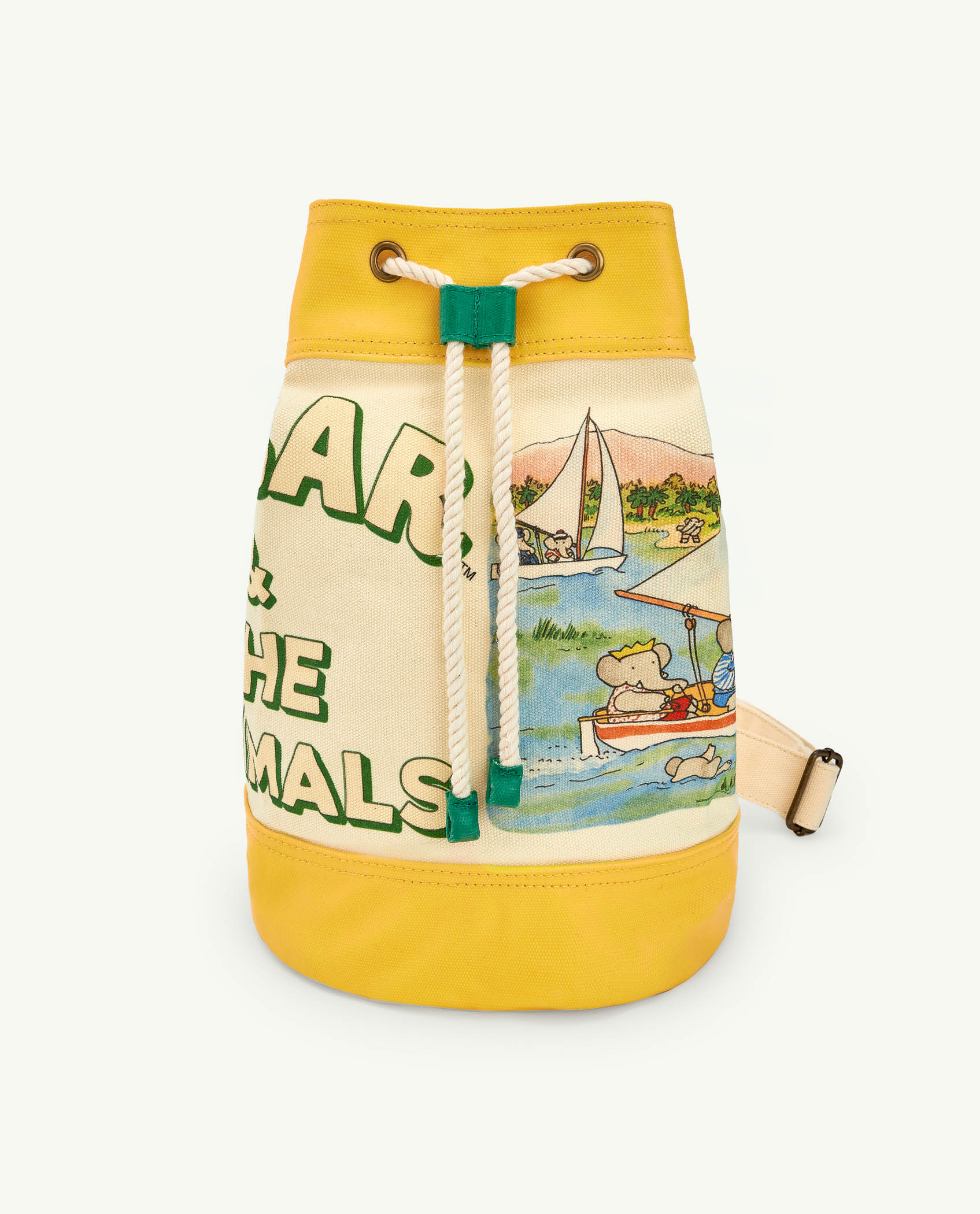 【THE ANIMALS OBSERVATORY】Babar collection BACKPACK イエロー S24018_188_CV