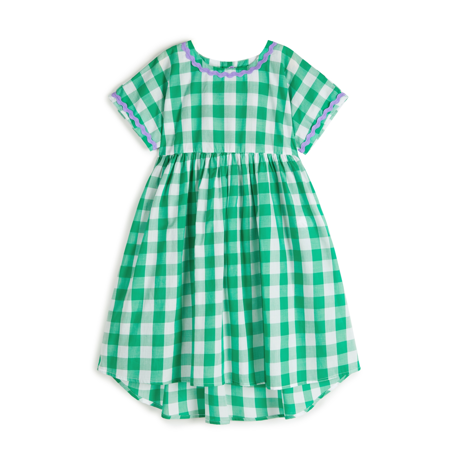 【WOLF & RITA】SILVIA VICHY GREEN