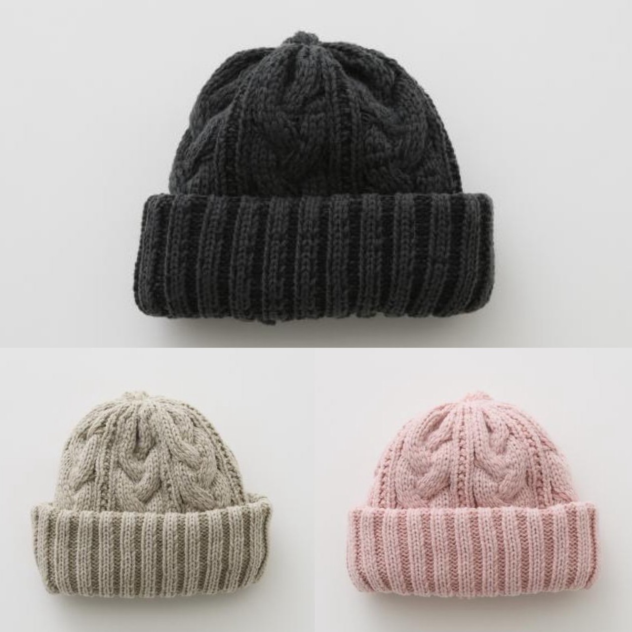 【eLfinFolk】14_elf-262A23 Bulky Cable Beanie by CA4LA