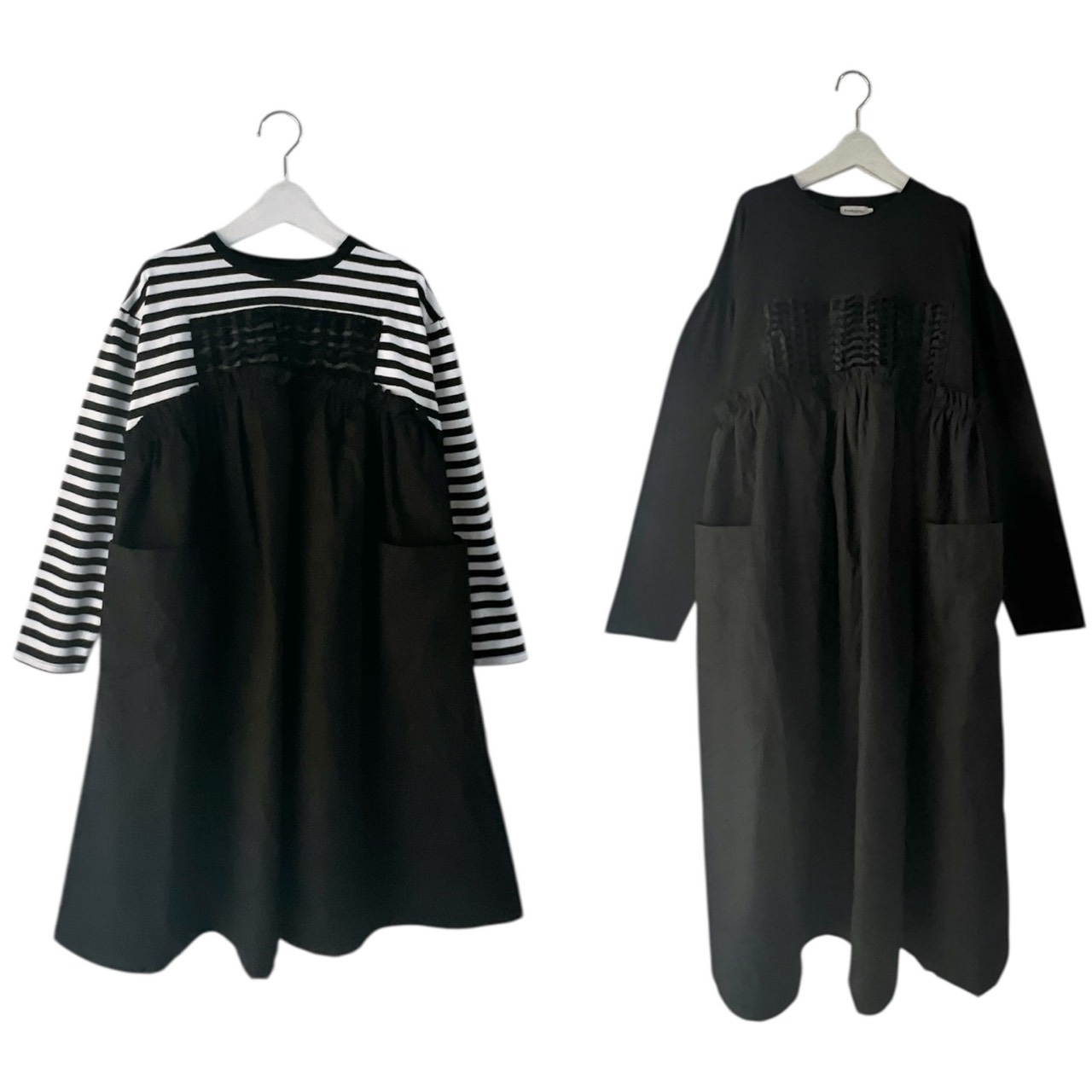 【frankygrow】26FWOP-281/L/S DOCKING DRESS/キッズM～おとな