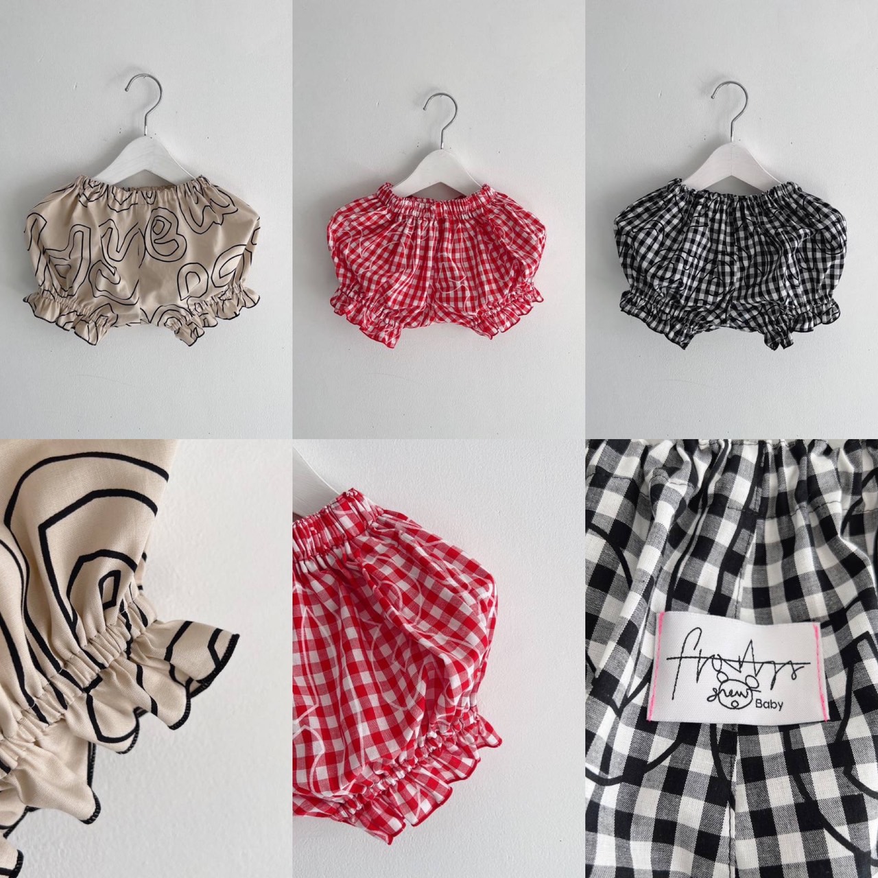 【frankygrow】fgby23bb#10 Lett. Frill Bloomers