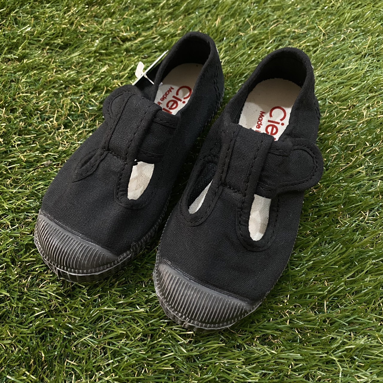 【cienta(シエンタ)】77N99799Tストラップベルクロ後染め/NEGRO キッズのみ