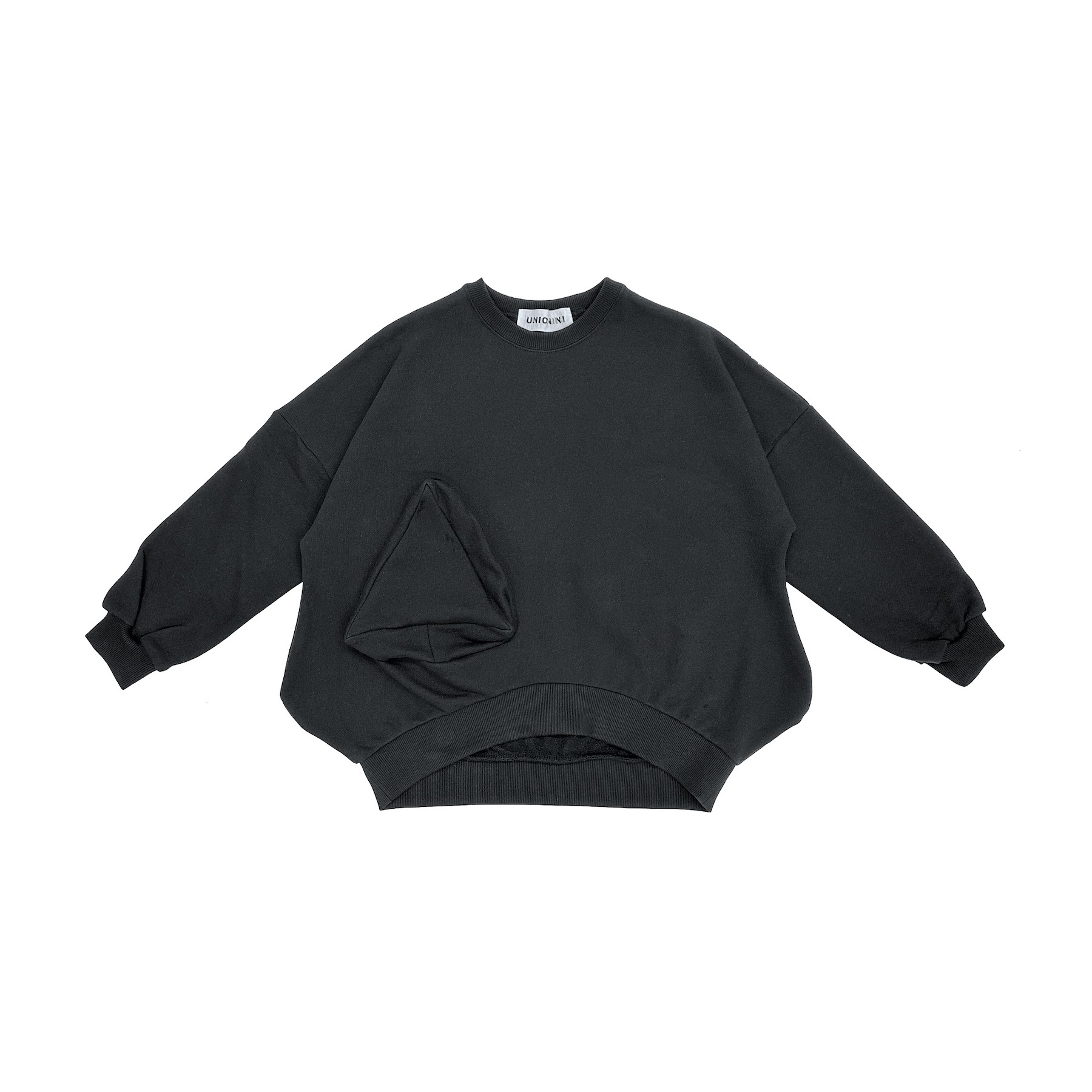 【UNIONINI】TR-020◯△ sweatshirt/black キッズ～大人まで