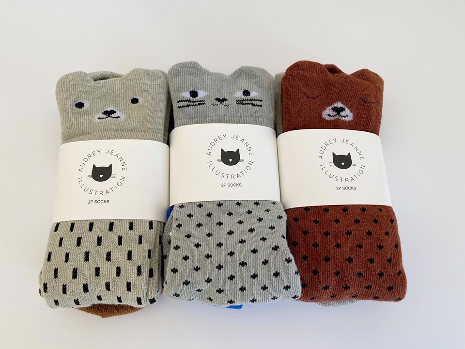 【AUDREY JEANNE】キッズソックス2足SET