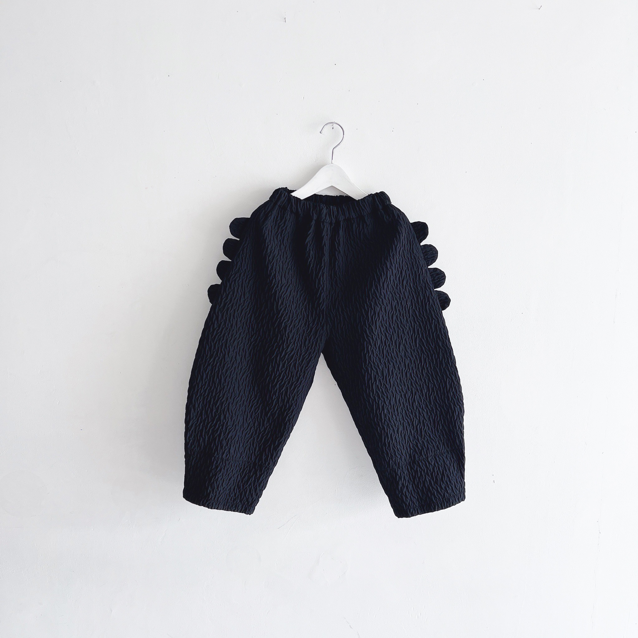 【frankygrow】24FWBT-350 MATELASSE JQ SCALLOPED BIG PANTS キッズ～大人