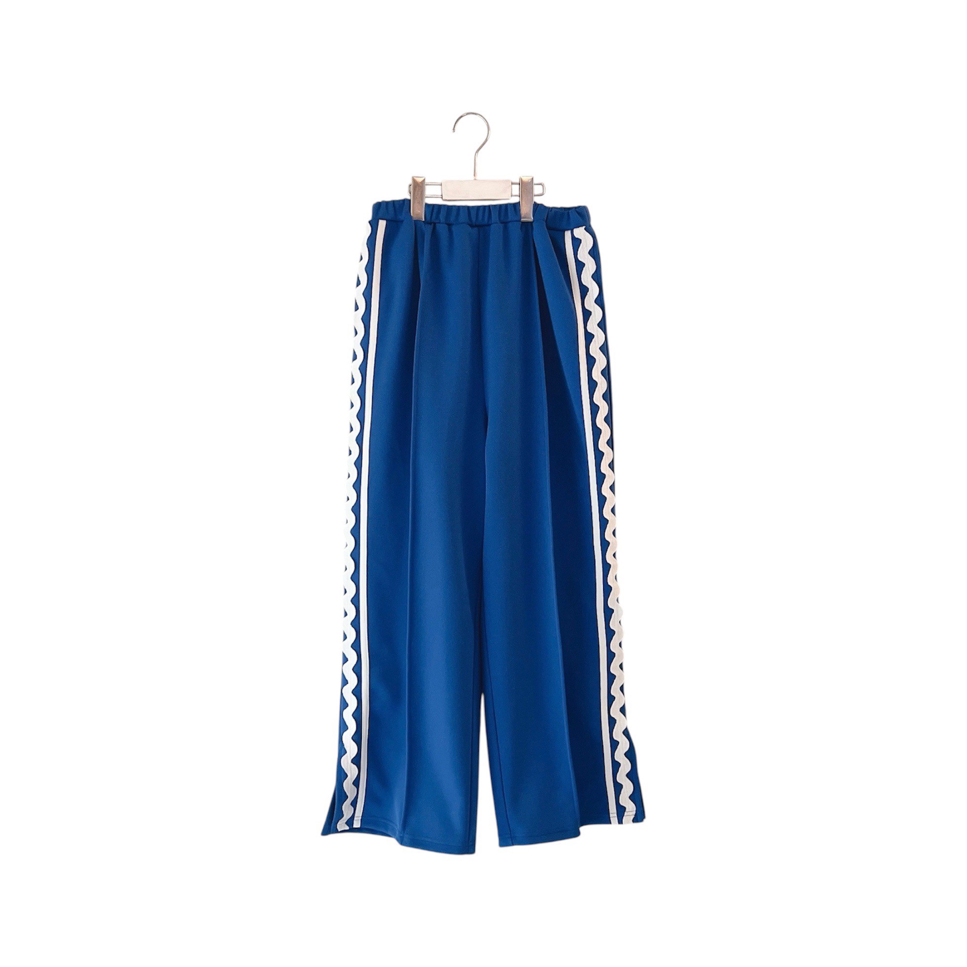 【frankygrow】25FWBT-383 SIDE LINE JERSEY SLIT PANTS