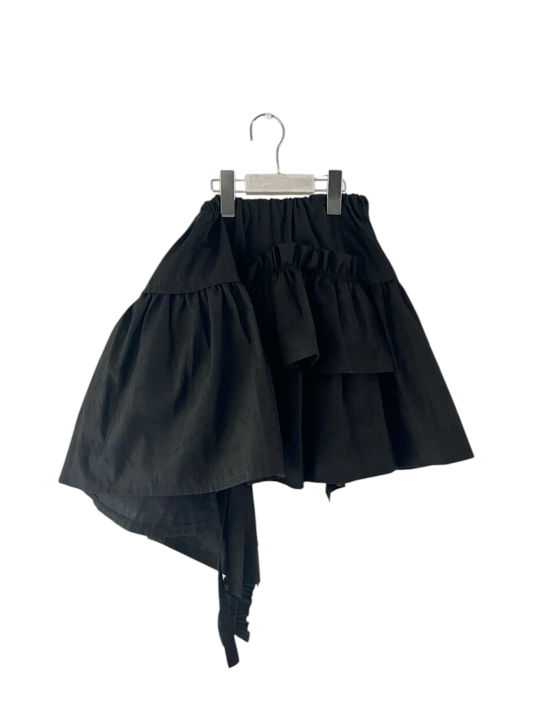 【frankygrow】26FWBT-403 FULLY EMBROIDERED WRAP SKIRT