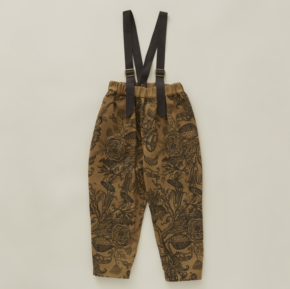 【eLfinFolk】1st入荷済 elf-231F14 FLORA twill suspenders pants