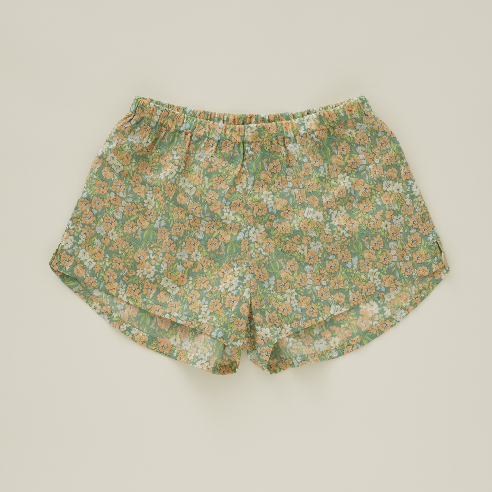 【eLfinFolk】elf-231F36 Retro flower jogging pants