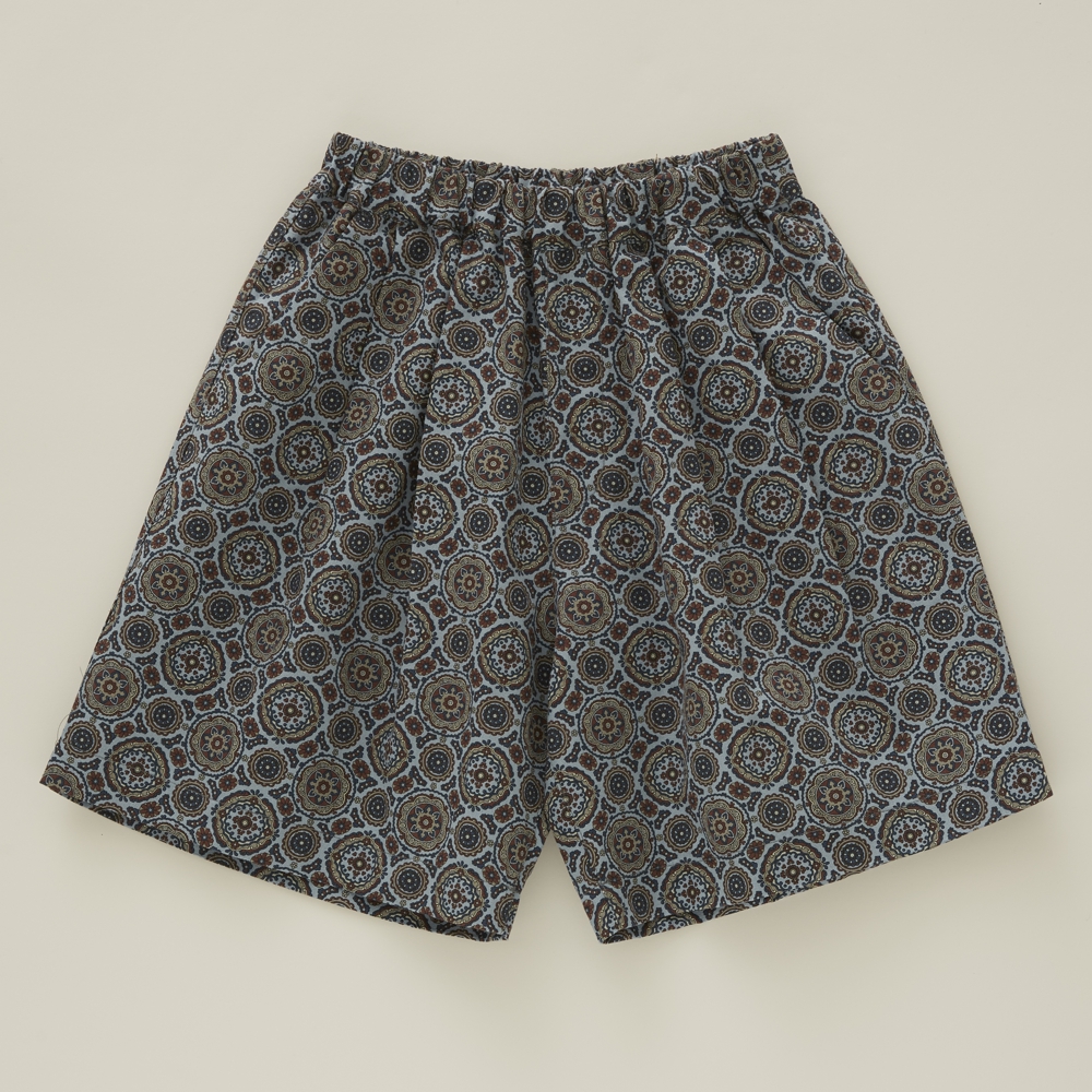 【eLfinFolk】elf-231F42 Medallion wide shorts