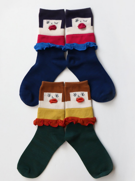 【KIVISDOU】マチルダとイザベラ(25AW)クルーソックス２Ｐ