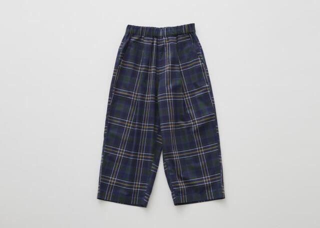 【eLfinFolk】03_elf-262F07 womens Brit Check Wide Pants
