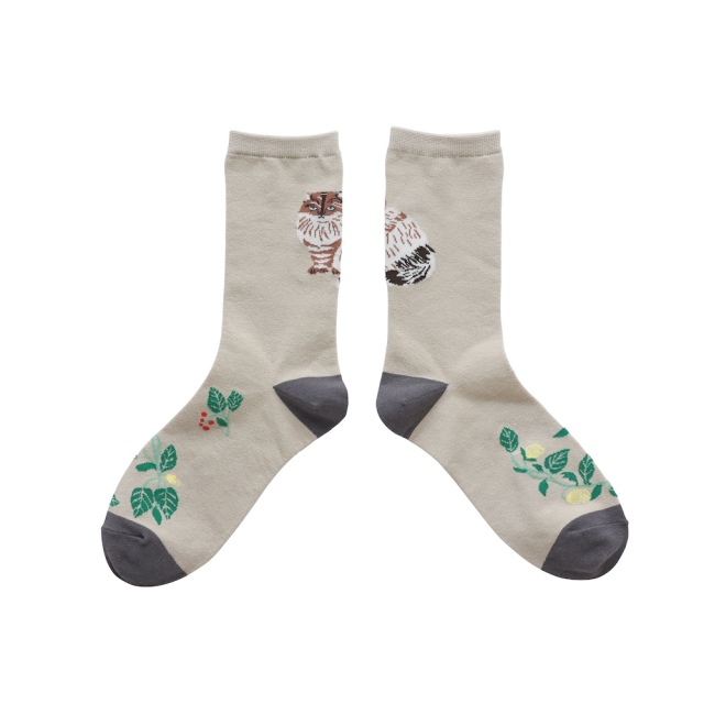 【松尾ミユキ】Back Cat socks Lin