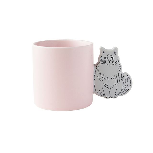 【松尾ミユキ】Cat handle mug Chloe