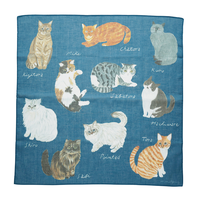 【松尾ミユキ】Handkerchief Cat type-NV