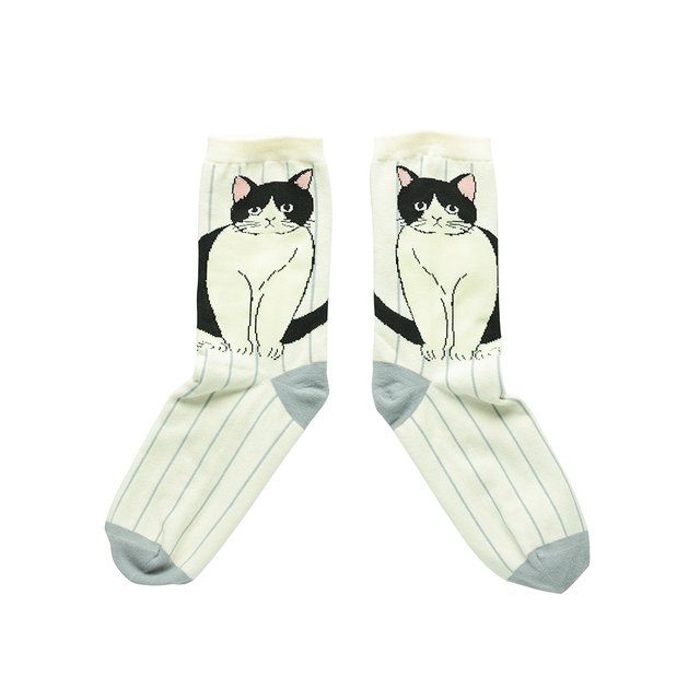 【松尾ミユキ】Stripe socks Pepper
