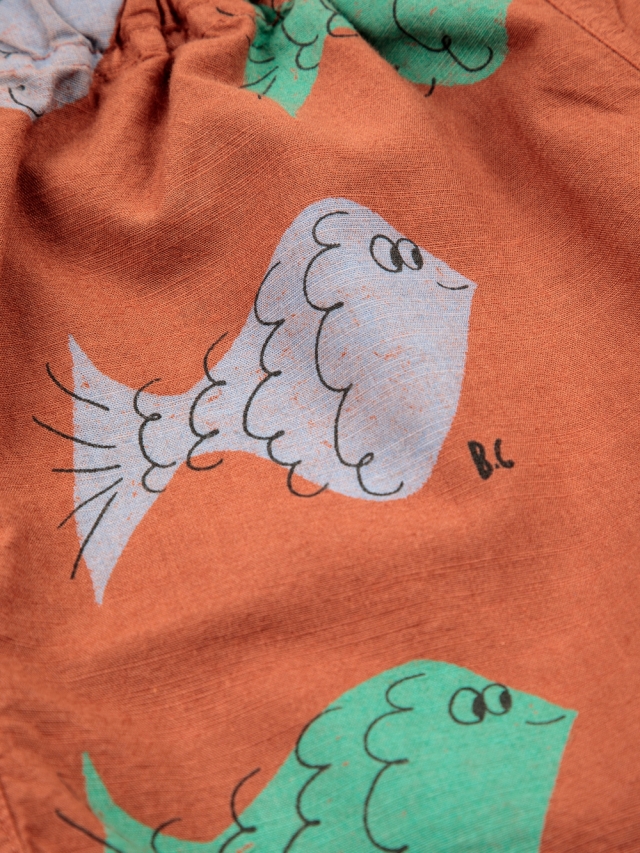 BOBO CHOSES 魚柄セットアップ　2-3y 98cm BOBO CHOSES / ボボショーズ お魚柄セットアップ サイズ92