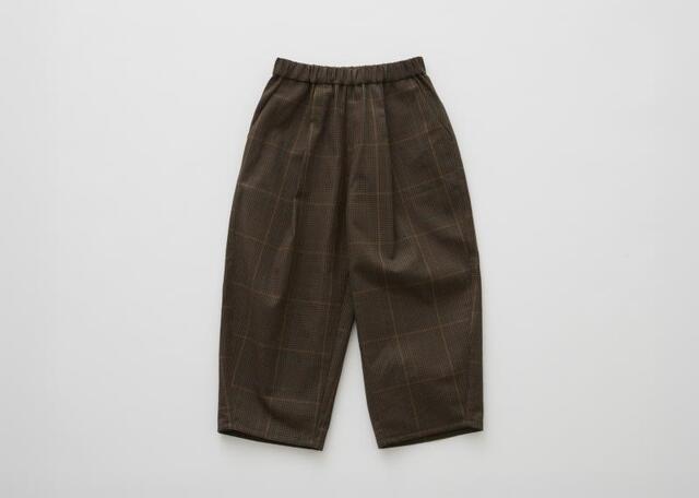 【eLfinFolk】21_elf-262F35 womens Block Check Barrel Pants