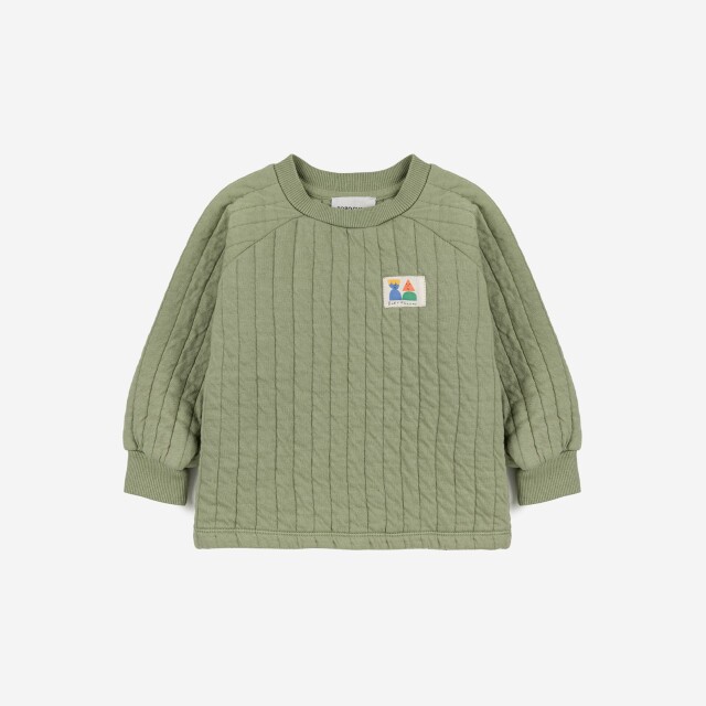 【BOBOCHOSES】Drop1「UP IS DOWN 」223AB035 Baby Quilted sweatshirt