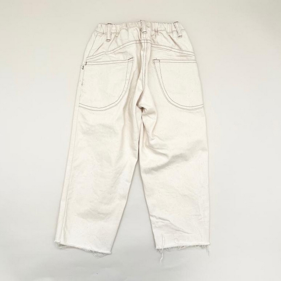 mounten. wide cropped denim デニム organic wide cropped jeans | mounten