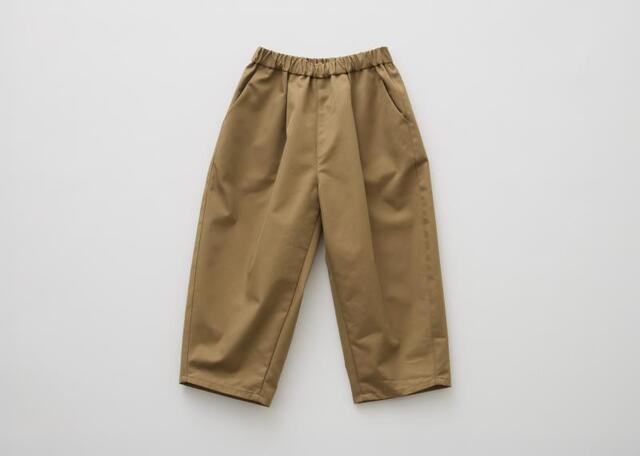 【eLfinFolk】24_elf-262F42 womens Iridescent Gabardine Barrel Pants/camel