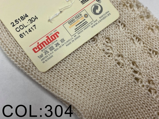 Condor パールオープンワークショートソックス Size1 9 5cm 11cm