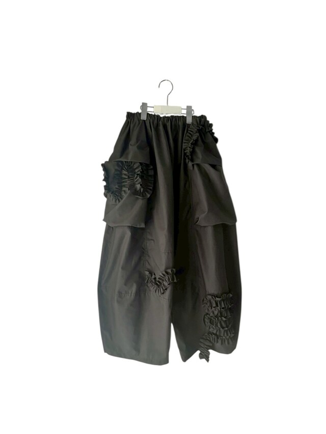【frankygrow】26SBT-390 VARIOUS FRILL PANTS/BLACK