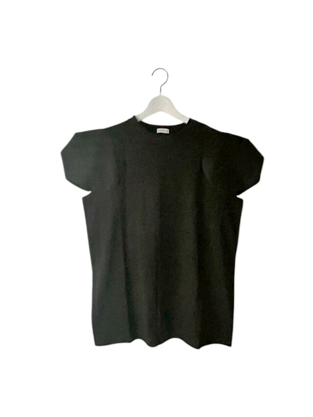 【frankygrow】26SCS-516 DISTORTED SLEEVES TEE/BLACK