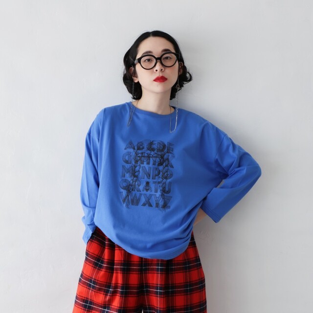 【michirico】MR25AW-03 Old stage poster T/adult