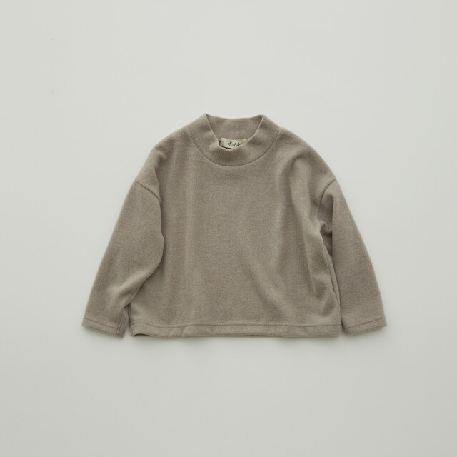 【eLfinFolk】elf-232J44 Fluffy mock neck pullover