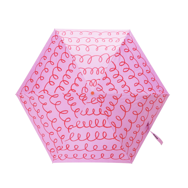 【Goma】晴雨兼用・UV・撥水加工 Goma Folding umbrella Code Pink