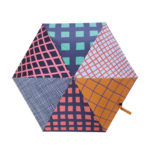 【Goma】晴雨兼用・UV・撥水加工 Goma Folding umbrella Multi color Orange