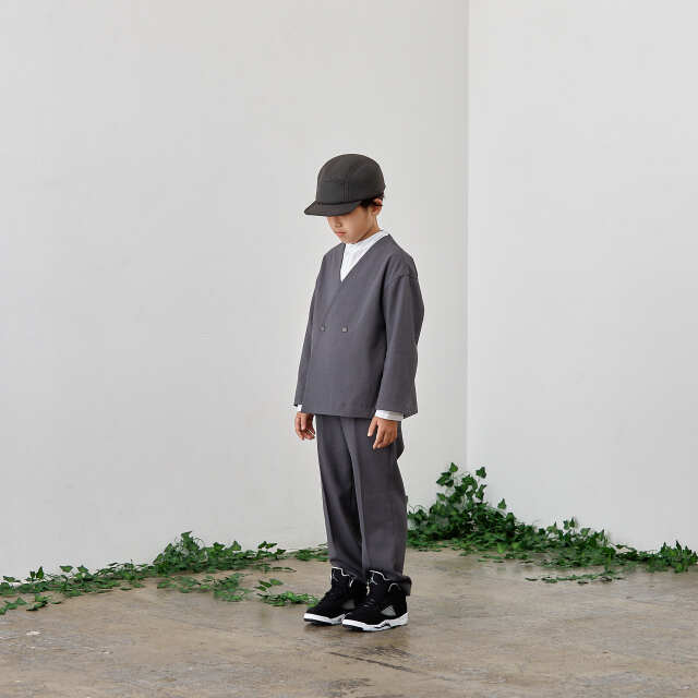 MOUNTEN.】MJ04-1105 polyester canapa jacket/charcoal