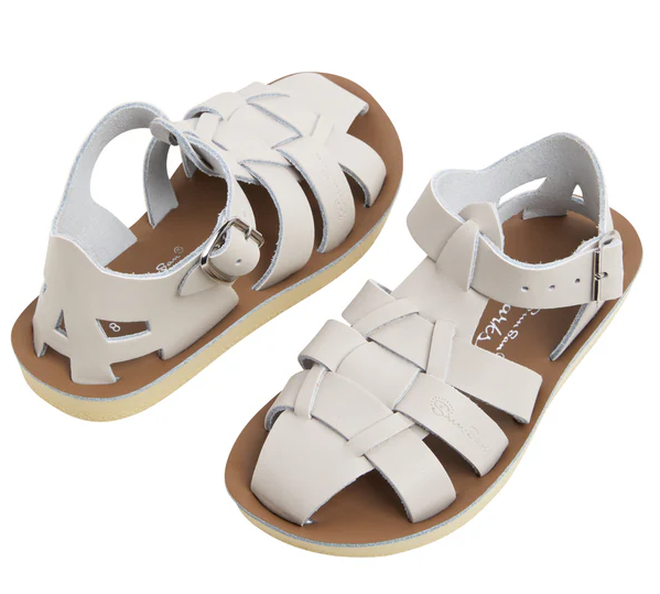 【Salt Water Sandals】4433Sun San Sharks(ベルクロ)/Stone /13cm～19cm