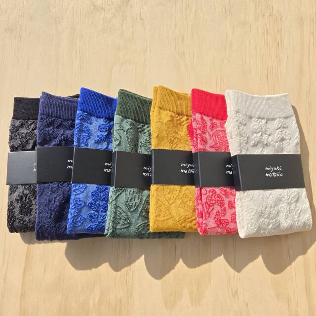 【松尾ミユキ】Float socks Forest