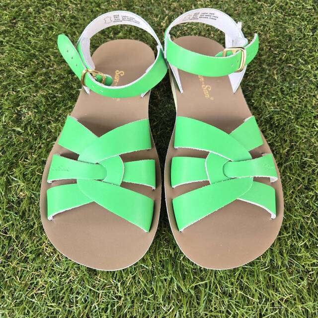 【Salt Water Sandals(ソルトウォーターサンダル)】Sun San swimmer(ベルクロ)/Green/大人サイズ22.5cm~26.7cm