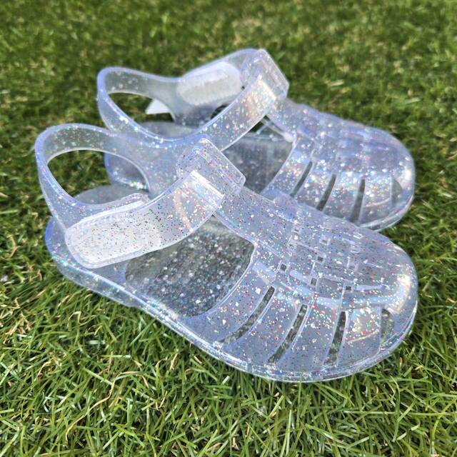 【igor】サンダル・S10329 CLASICA CRISTAL/386 TR.TRANS. MULTI GLITTER