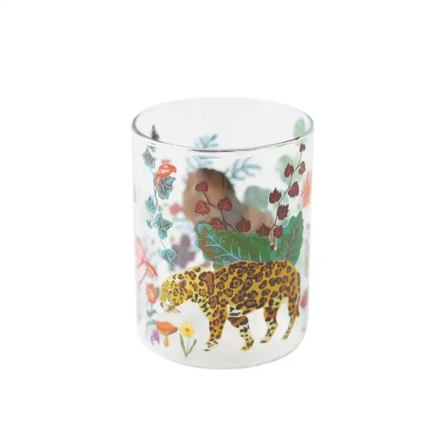 【Nathalie Late】Nathalie Lete Heat resistant Middle glass Jungle