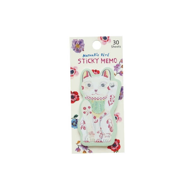 【Nathalie Late】Nathalie Lete Mini Sticky memo Lucky cat