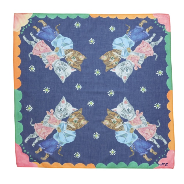 【Nathalie Late】Nathalie Lete Handkerchief Dance cats