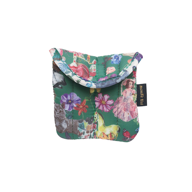 【Nathalie Lete】Quilted Mini Pouch Cats