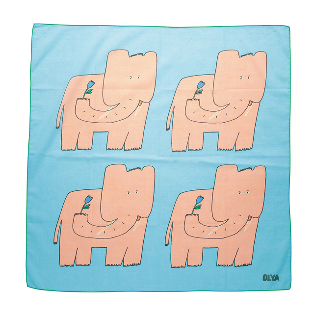【Olya】Handkerchief Elephant