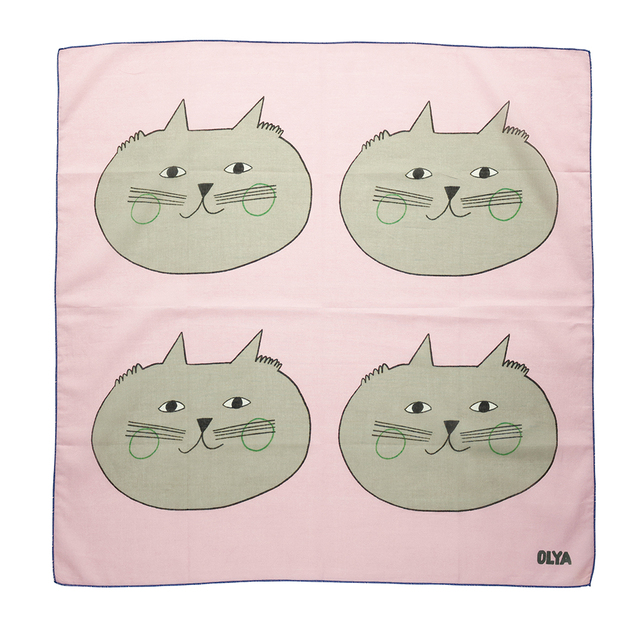 【Olya】Handkerchief Cat