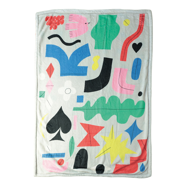 【Olya】Double layer Blanket Bird patterns