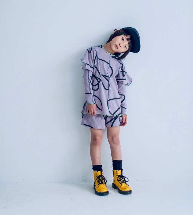 frankygrow】24SBT-336 FRG+SB PLAIN STITCH SHORT PANTS