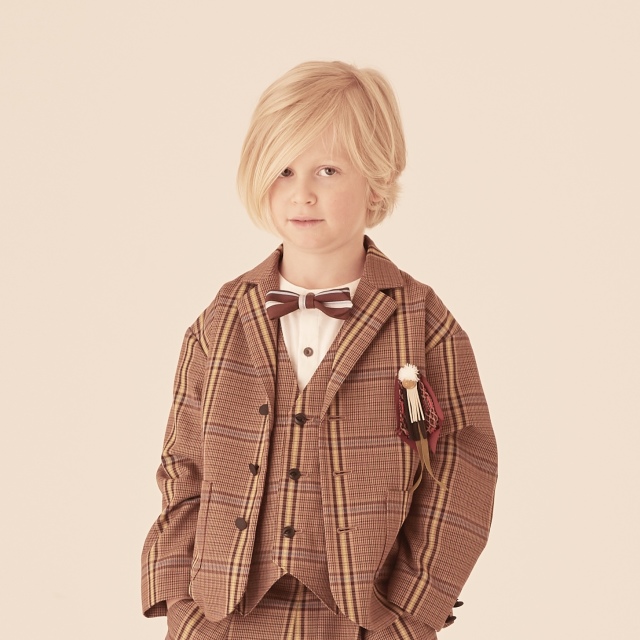 eLfinFolk】Ceremony tailored box jacket 