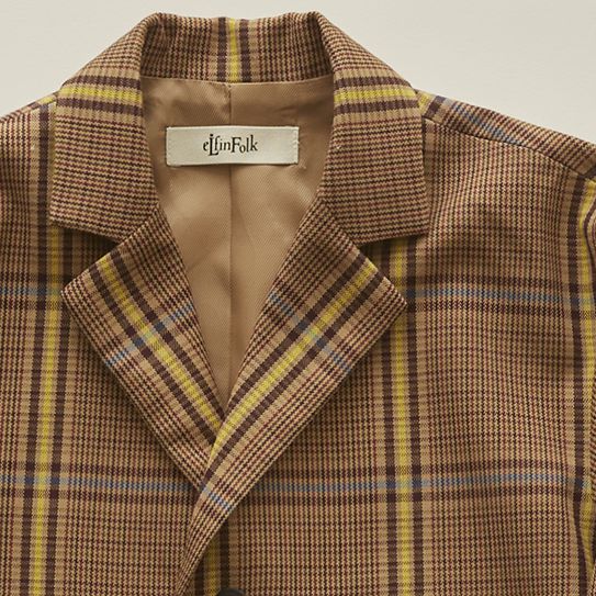 eLfinFolk】Ceremony tailored box jacket 